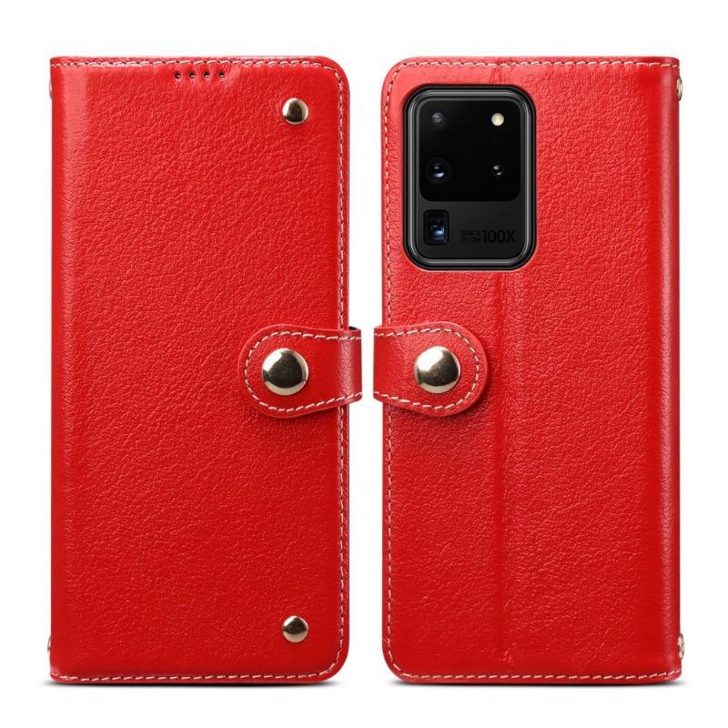 Etui Folio do Samsung Galaxy S20 Ultra Premium Skórzane Szwy