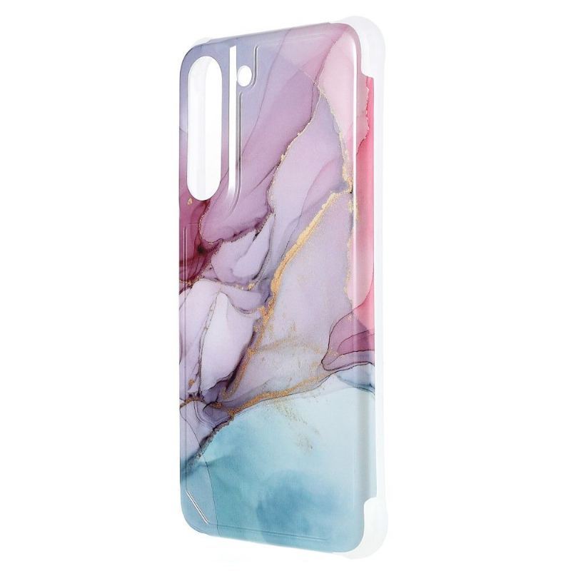 Etui do Samsung Galaxy S22 5G Anti-fall Marble Ocean