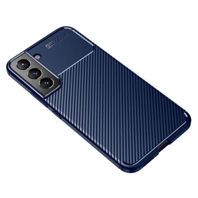 Etui do Samsung Galaxy S22 5G Anti-fall Styl Włókna Węglowego