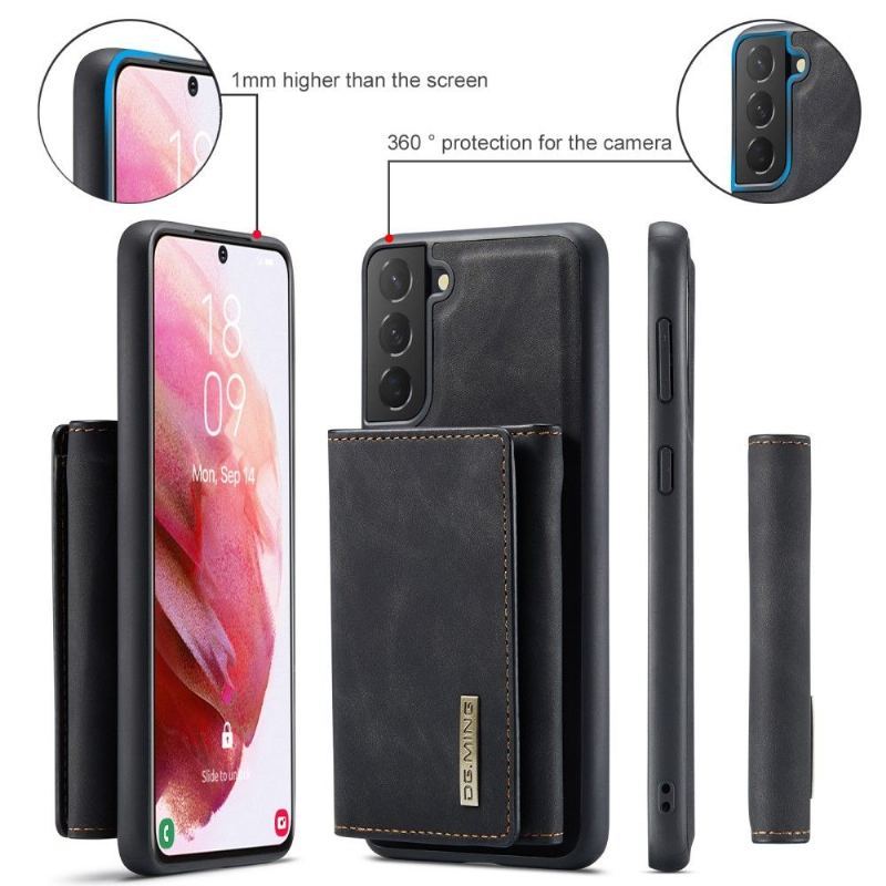 Etui do Samsung Galaxy S22 5G Classic Odłączany Uchwyt Na Karty Serii M1