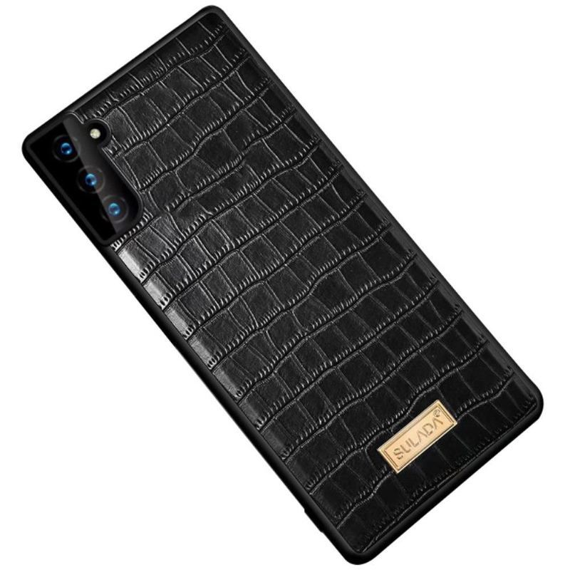 Etui do Samsung Galaxy S22 5G Classic Sulada Croco Efekt Skóry