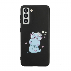 Etui do Samsung Galaxy S22 5G Classic z Łańcuch Hippopotamus