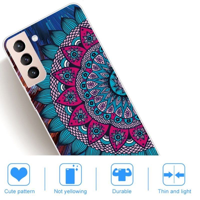 Etui do Samsung Galaxy S22 5G Kolorowa Mandala