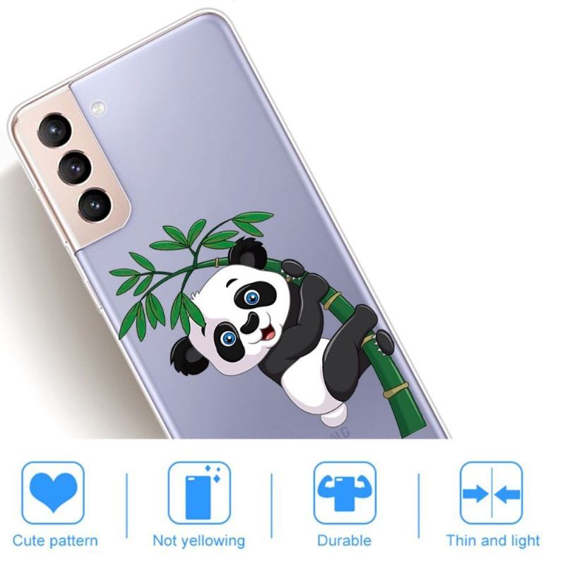 Etui do Samsung Galaxy S22 5G Panda Na Bambusie