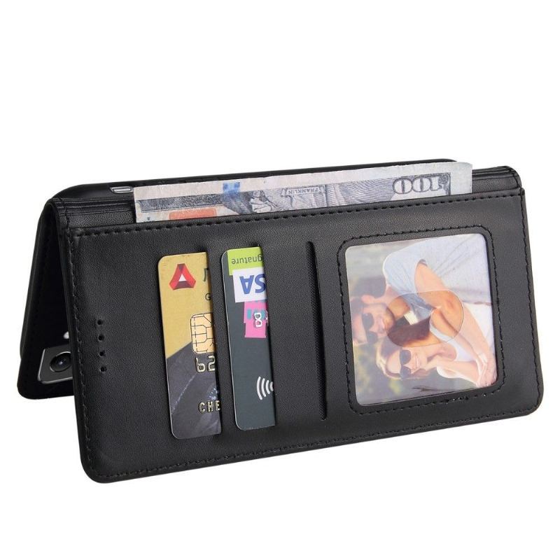 Etui Folio do Samsung Galaxy S22 5G Obrzeża Uchwyt Na Karty Serii 009