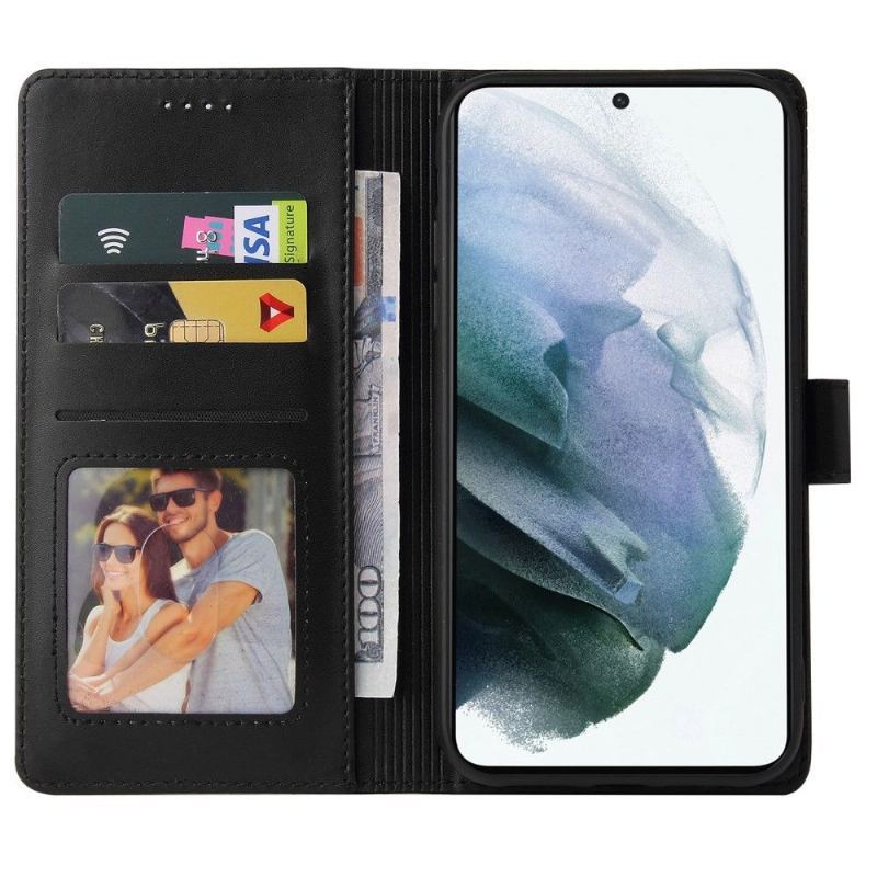 Etui Folio do Samsung Galaxy S22 5G Obrzeża Uchwyt Na Karty Serii 009