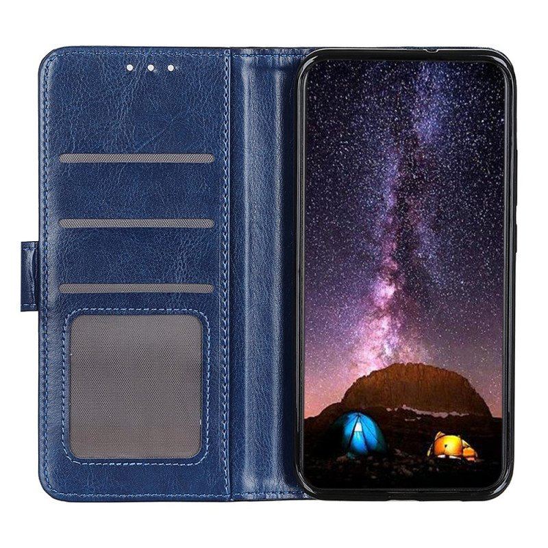 Etui Folio do Oppo Reno 8 Lite Finezja Ze Sztucznej Skóry