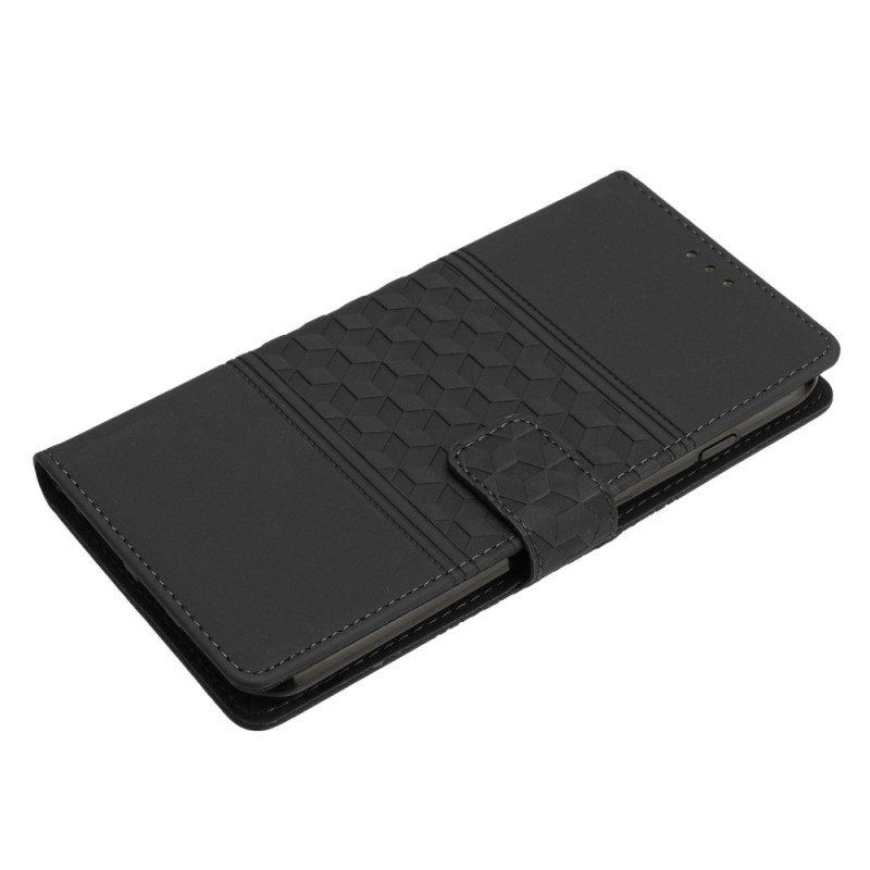 Etui Folio do Oppo Reno 8 Lite Kostki 3d