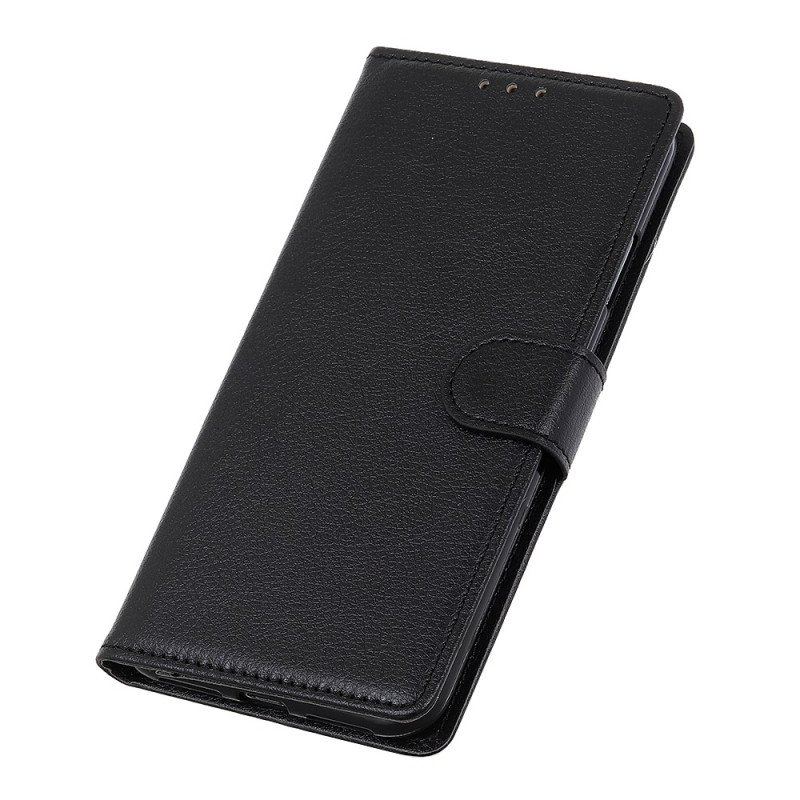 Etui Folio do Oppo Reno 8 Lite Tradycyjny Styl Skóry Liczi