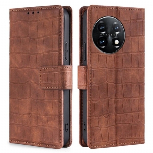 Etui Folio do OnePlus 11 5G Krokodyl