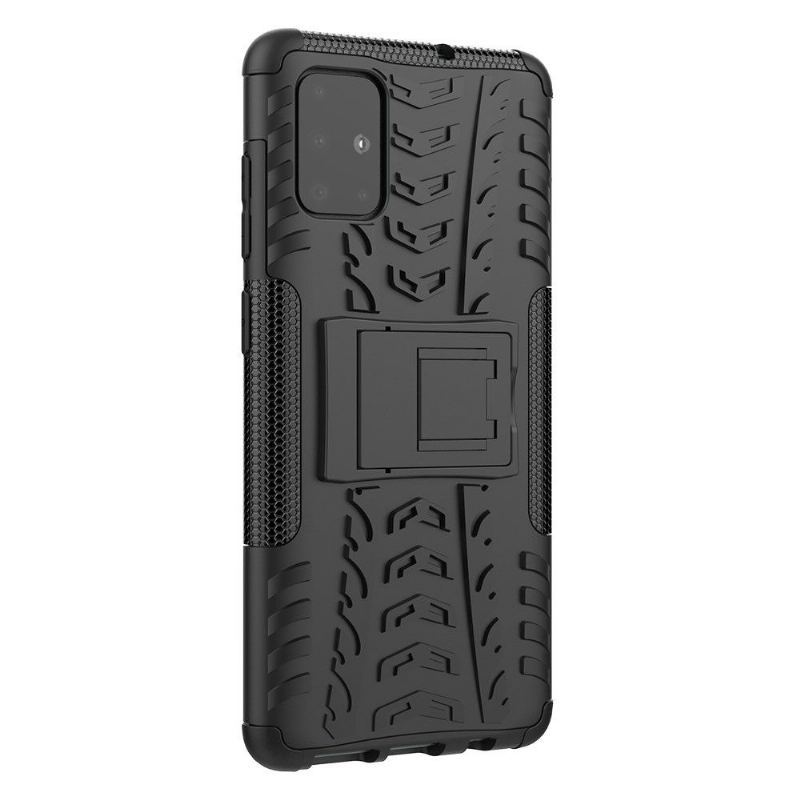 Etui do Samsung Galaxy A71 Biznes Antypoślizgowe Ze Zintegrowanym Wsparciem