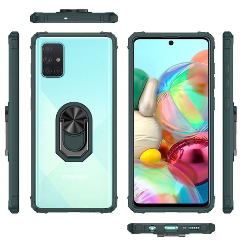 Etui do Samsung Galaxy A71 Classic Etui Ochronne Odporny Na Wstrząsy Z Pierścieniem