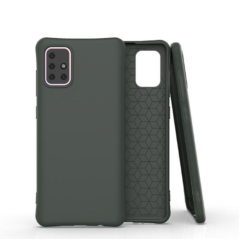 Etui do Samsung Galaxy A71 Classic Pojedynczy Kolor W Żelu