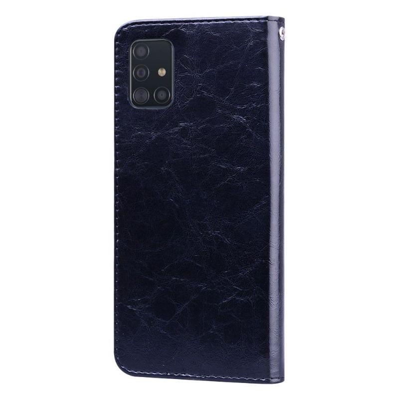 Etui do Samsung Galaxy A71 Deluxe Efekt Skóry Vintage