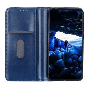 Etui do Samsung Galaxy A71 Etui Folio Sztuczna Skóra - Niebieski