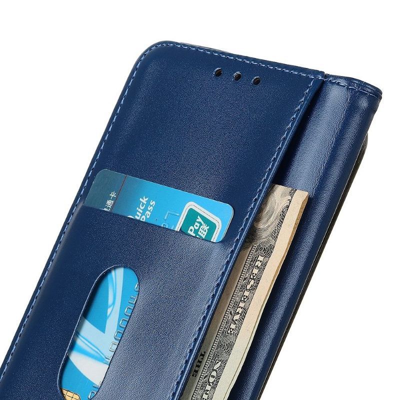 Etui do Samsung Galaxy A71 Etui Folio Sztuczna Skóra - Niebieski