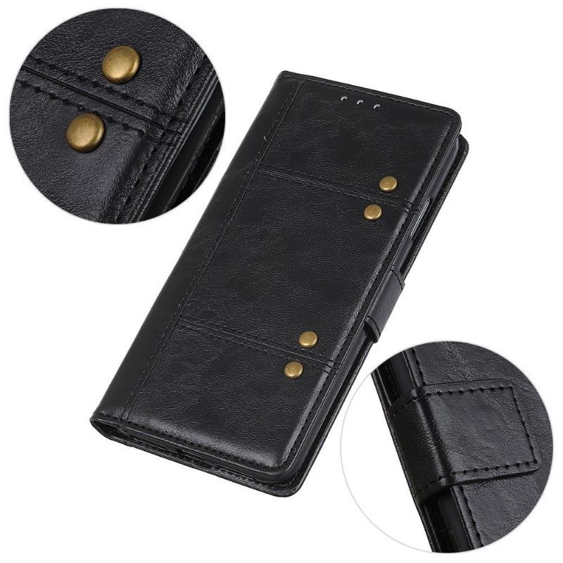 Etui do Samsung Galaxy A71 In Premium Faux Leather Z Nitami