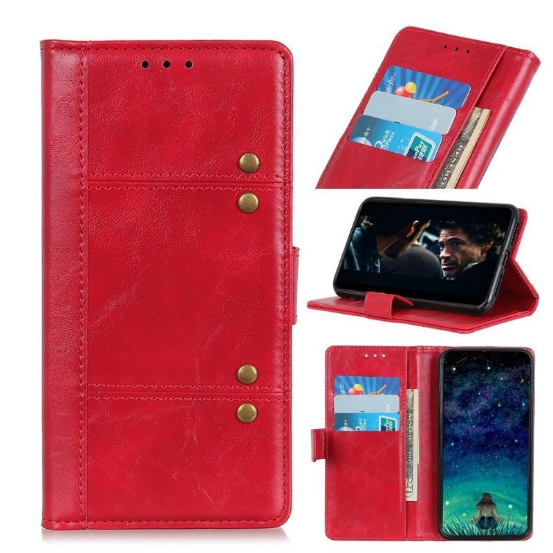 Etui do Samsung Galaxy A71 In Premium Faux Leather Z Nitami