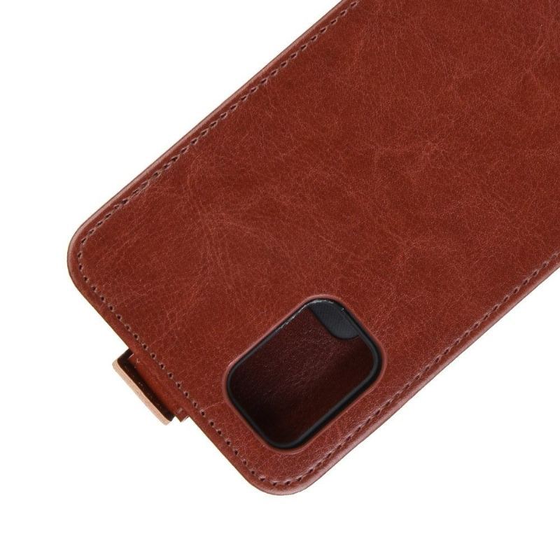 Etui do Samsung Galaxy A71 Obrzeża Etui Folio Ze Sztucznej Skóry W Pionie