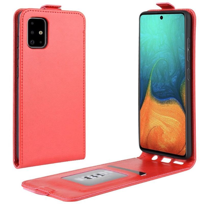 Etui do Samsung Galaxy A71 Obrzeża Etui Folio Ze Sztucznej Skóry W Pionie