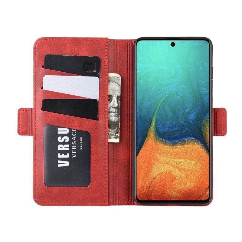 Etui do Samsung Galaxy A71 Portfel Matowy Pokrowiec Ze Sztucznej Skóry