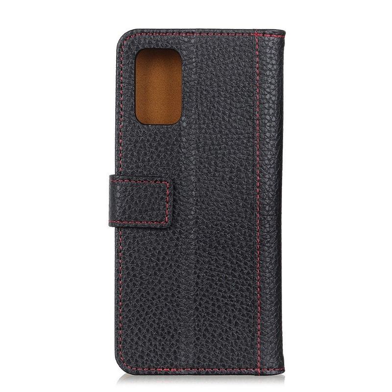 Etui Folio do Samsung Galaxy A71 Funkcja Obsługi Uchwytów Na Karty Grained