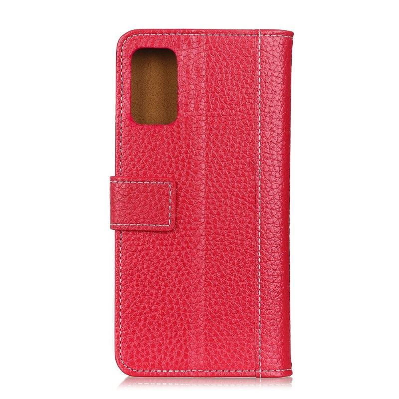 Etui Folio do Samsung Galaxy A71 Funkcja Obsługi Uchwytów Na Karty Grained