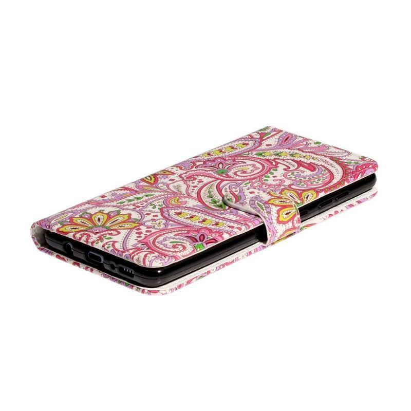 Etui Folio do Samsung Galaxy A71 Paisley_kwiaty