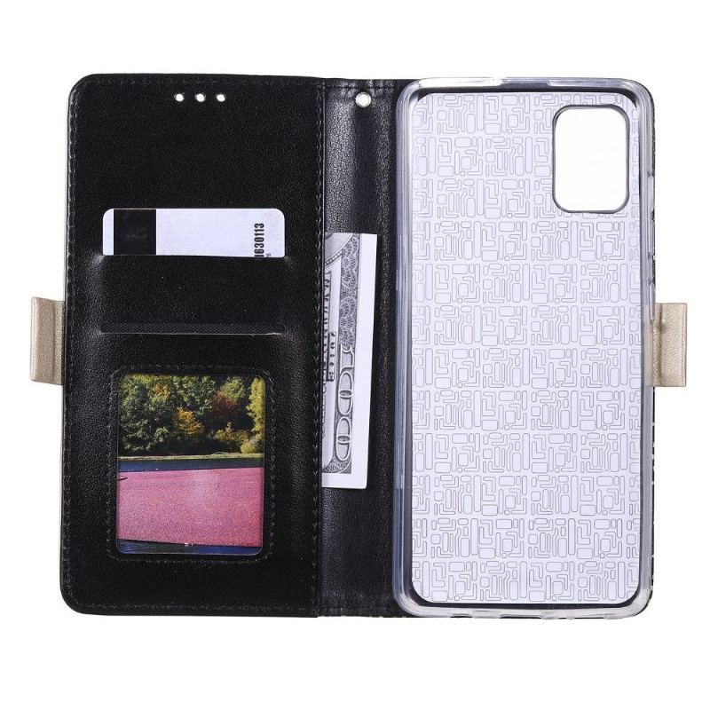 Etui Folio do Samsung Galaxy A71 Romans Z Stringami