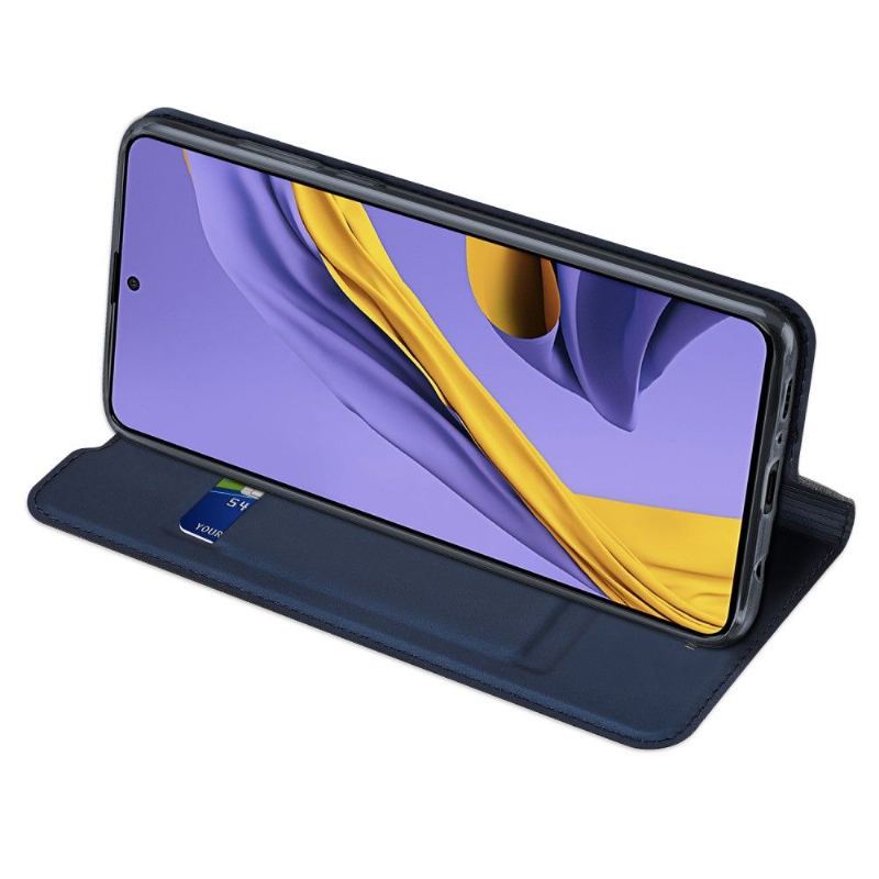 Etui Folio do Samsung Galaxy A71 Satynowa Powłoka