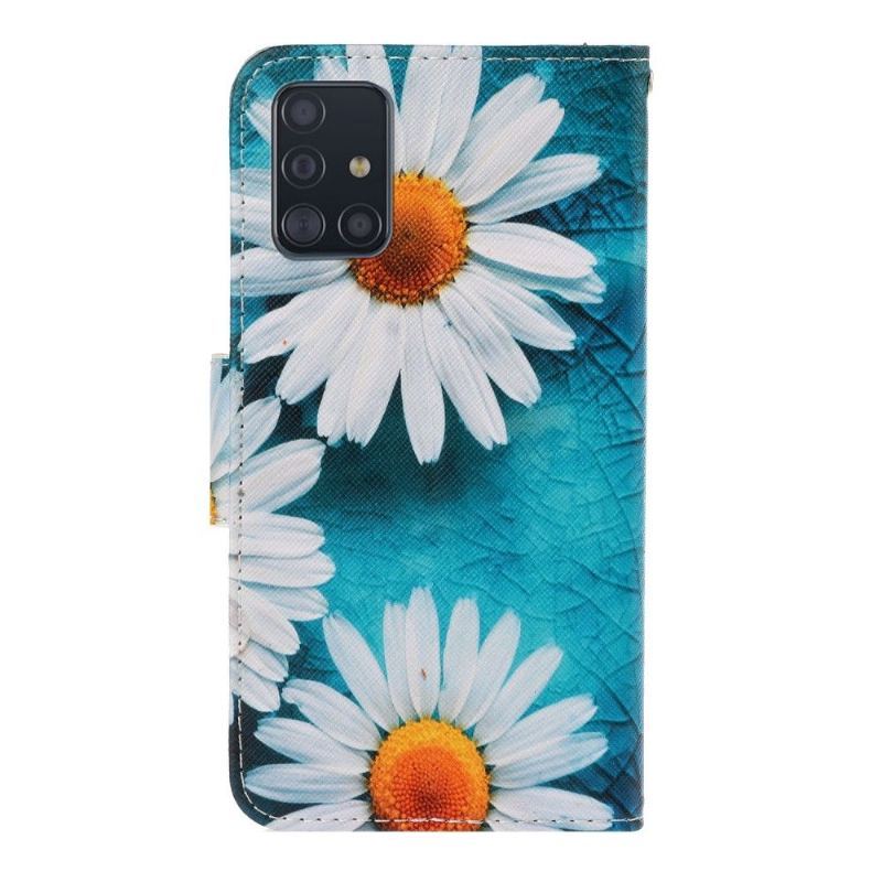 Etui Folio do Samsung Galaxy A71 z Łańcuch Marguerite