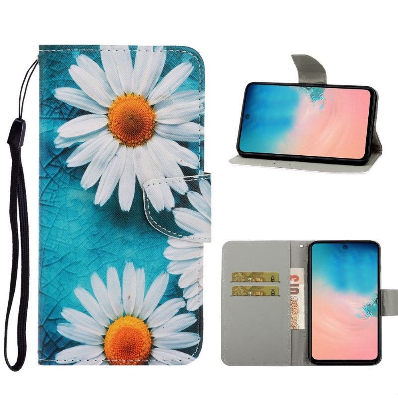 Etui Folio do Samsung Galaxy A71 z Łańcuch Marguerite