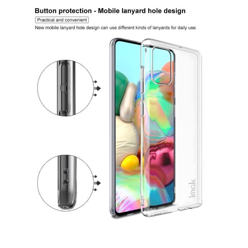 Futerały do Samsung Galaxy A71 Imak Przezroczysty + Folia Ochronna