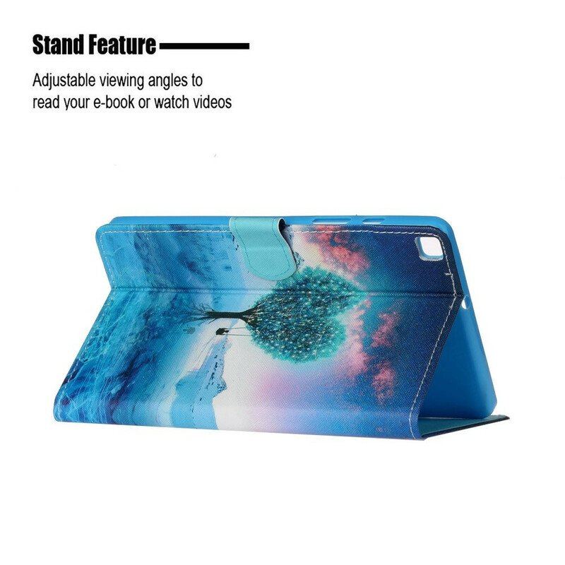 Etui Folio do Samsung Galaxy Tab A7 Lite Drzewne Serce