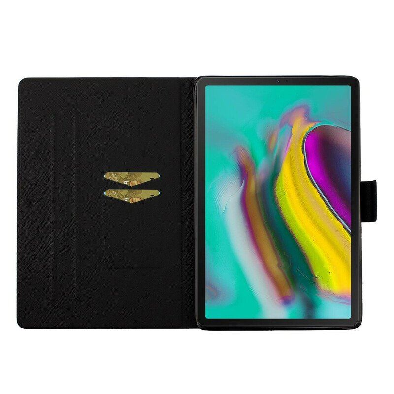 Etui Folio do Samsung Galaxy Tab A7 Lite Drzewo Do Księżyca I Słońca