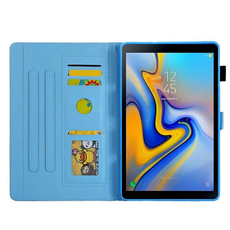 Etui Folio do Samsung Galaxy Tab A7 Lite Geometryczny Marmur