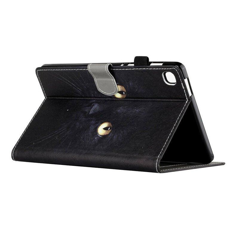 Etui Folio do Samsung Galaxy Tab A7 Lite Oczy Czarnego Kota