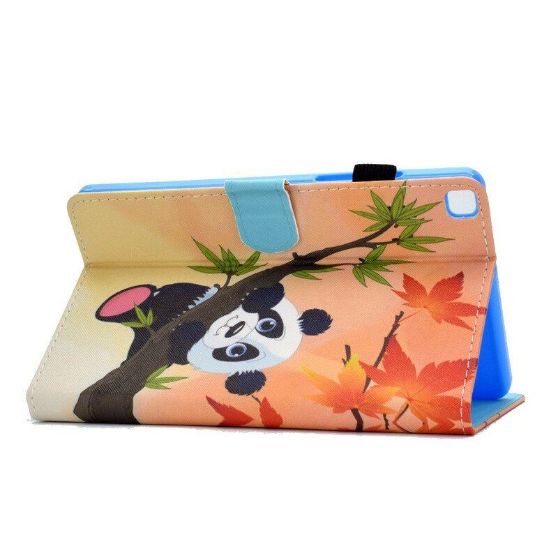 Etui Folio do Samsung Galaxy Tab A7 Lite Śliczna Panda