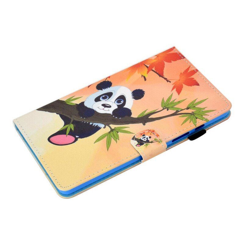 Etui Folio do Samsung Galaxy Tab A7 Lite Śliczna Panda