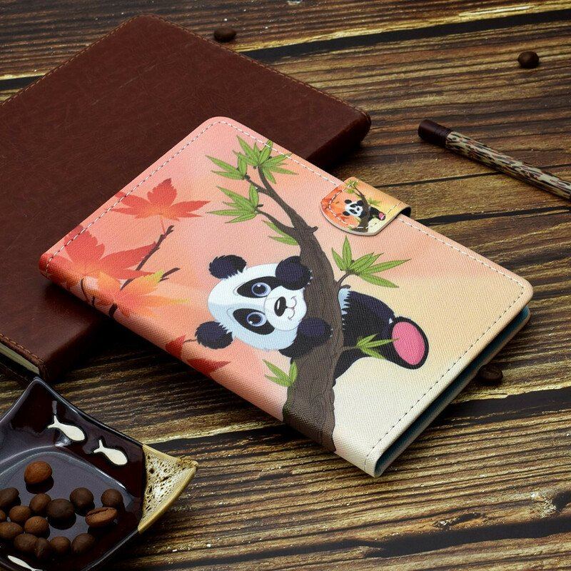 Etui Folio do Samsung Galaxy Tab A7 Lite Śliczna Panda