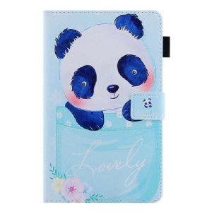 Etui Folio do Samsung Galaxy Tab A7 Lite Słodka Panda