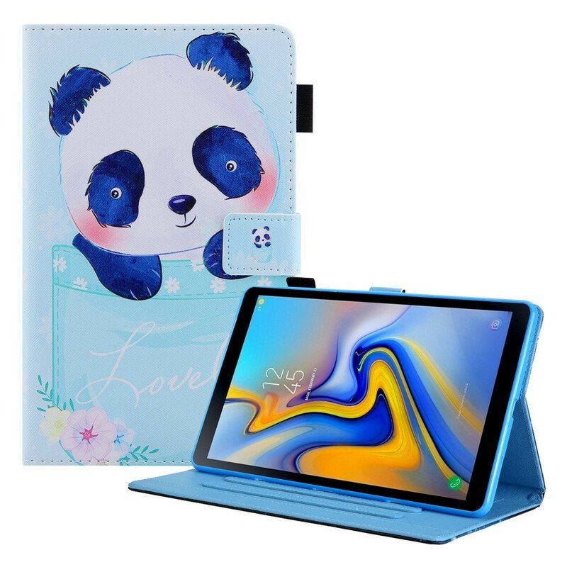 Etui Folio do Samsung Galaxy Tab A7 Lite Słodka Panda