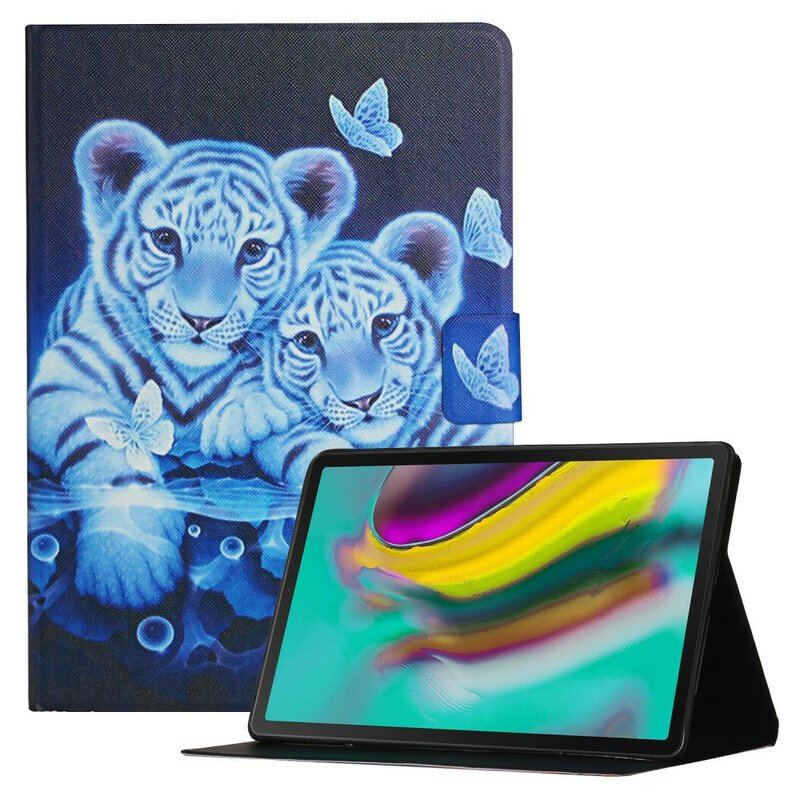 Etui Folio do Samsung Galaxy Tab A7 Lite Tygrysy