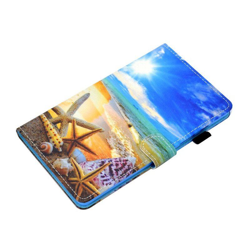 Etui Folio do Samsung Galaxy Tab A7 Lite Zabawna Plaża