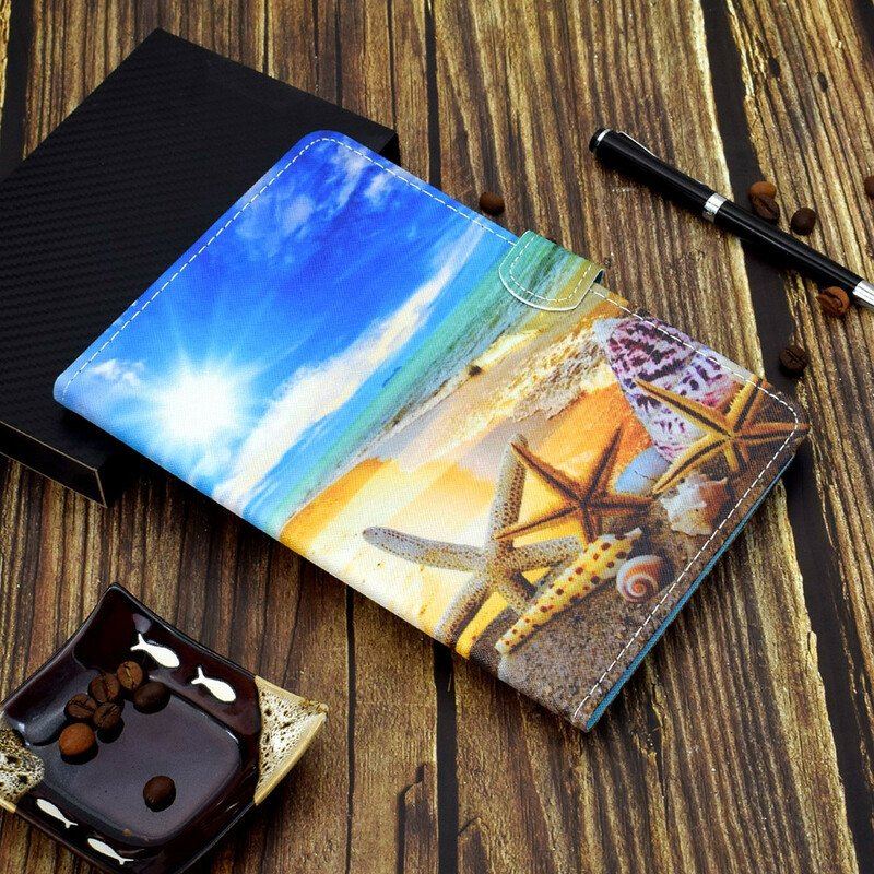 Etui Folio do Samsung Galaxy Tab A7 Lite Zabawna Plaża