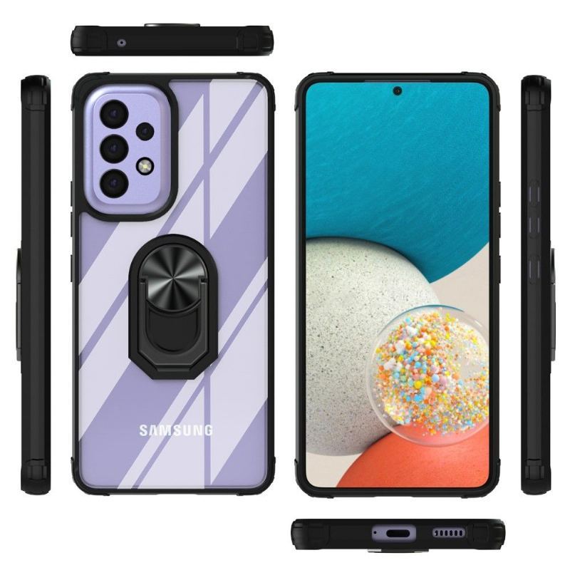 Etui do Samsung Galaxy A53 5G Anti-fall Etui Ochronne Przezroczysty Z Pierścieniem