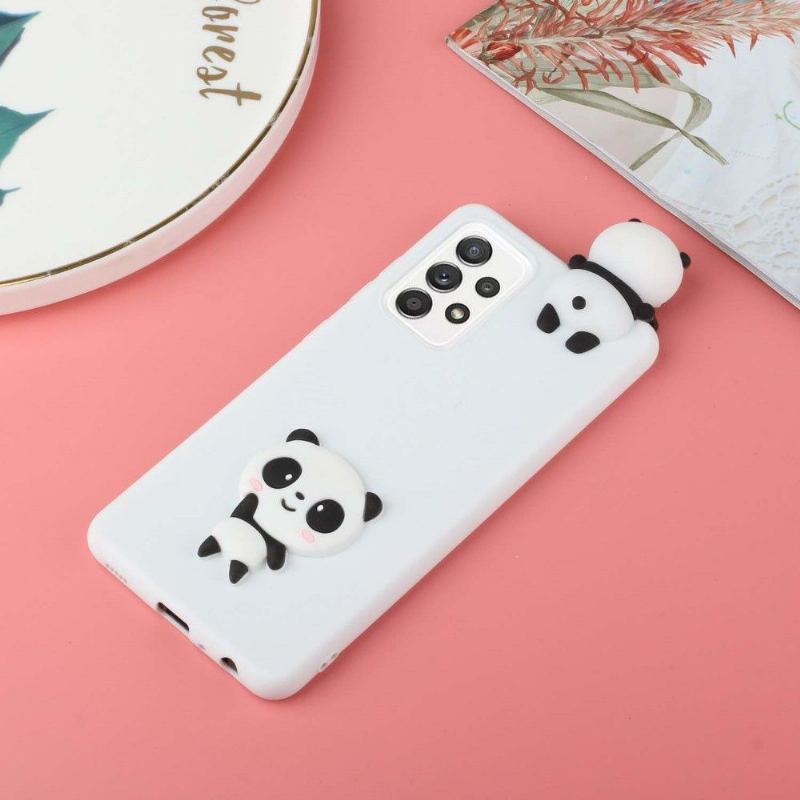 Etui do Samsung Galaxy A53 5G Anti-fall Silikonowa Panda 3d