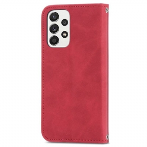 Etui Folio do Samsung Galaxy A53 5G Biznes Retro