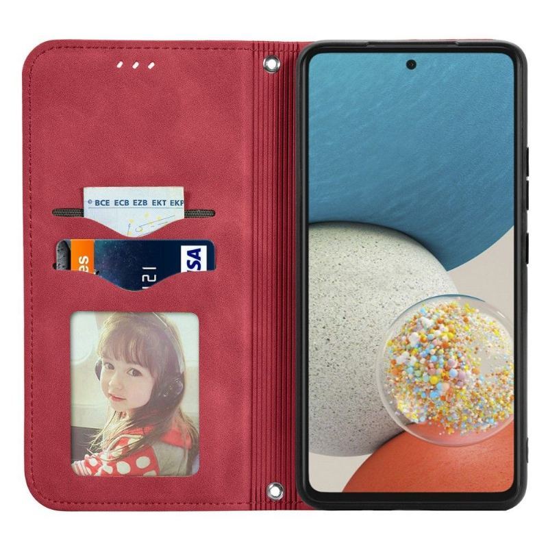 Etui Folio do Samsung Galaxy A53 5G Biznes Retro