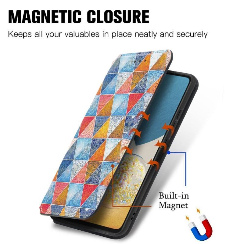 Etui Folio do Samsung Galaxy A53 5G Classic Kalejdoskop Mandala